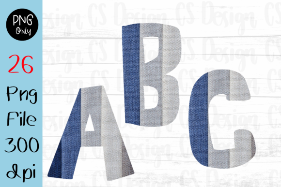 Download A-Z Alphabet Blue Fabric Sublimation - Fabric sublimation Collection