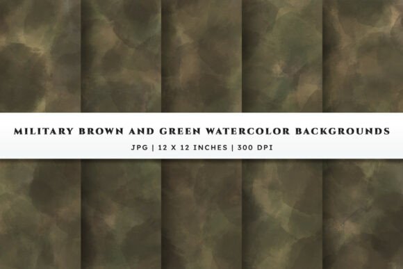 Download Watercolor Backgrounds - Military Green - Backgrounds Collection
