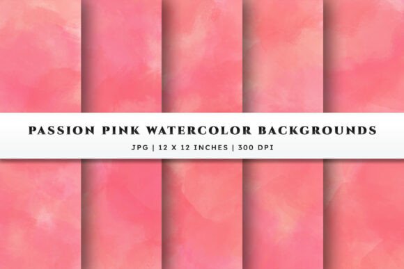 Download Watercolor Backgrounds - Passion Pink - Backgrounds Collection