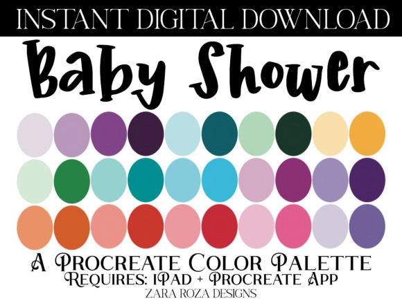 Download Baby Shower Procreate Color Palette - Premium Resources