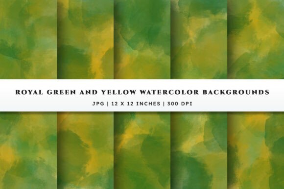 Download Watercolor Backgrounds - Green &amp; Yellow - Backgrounds Collection