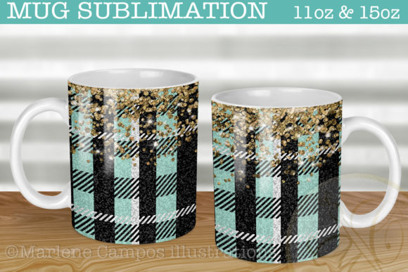 Download Mint Plaid Fabric Sublimation for Mug - Fabric sublimation Collection