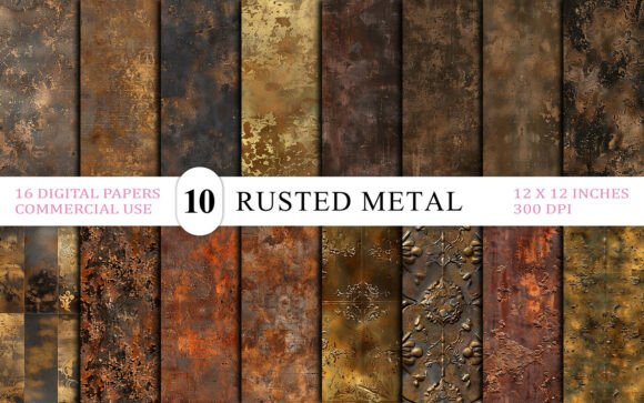 Download Vintage Rusted Metal Texture Backgrounds - Backgrounds Collection