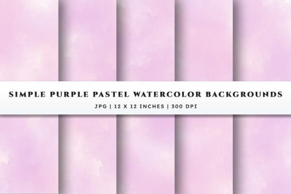 Download Watercolor Backgrounds - Purple Pastel - Backgrounds Collection
