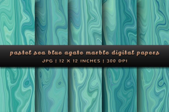 Download Pastel Sea Blue Agate Marble Backgrounds - Backgrounds Collection