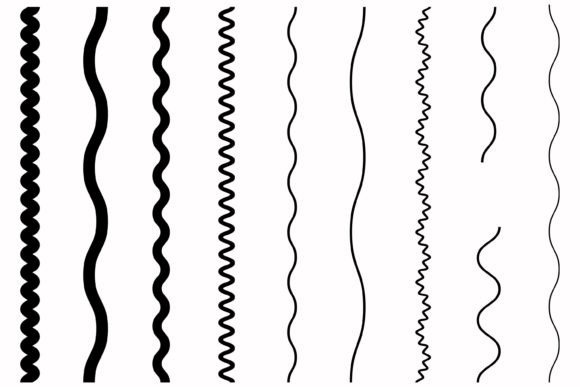 Download Vertical Wavy Line Collection Divider - Vertical Collection