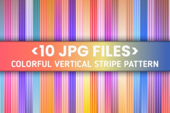 Download Colorful Vertical Stripe Pattern - Vertical Collection